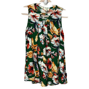 Umgee Green Pleated Dress